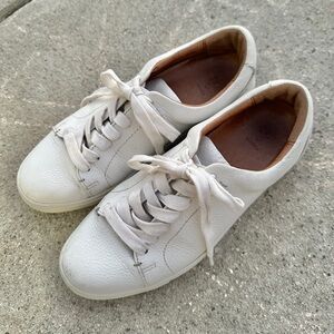 Women's Frye White Leather Sneakers